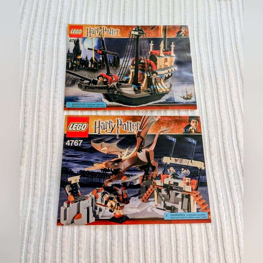 LEGO Harry Potter & SpongeBob Instruction Manuals